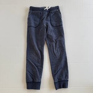 OshKosh B'gosh Boy's Size 7/7A Blue Heathered Drawstring Pants
